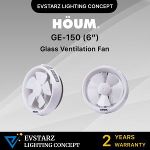 AIREGARD HOUM GE150 / GE250 6 inches 8 inches Wall Air Ventilation Exhaust Fan