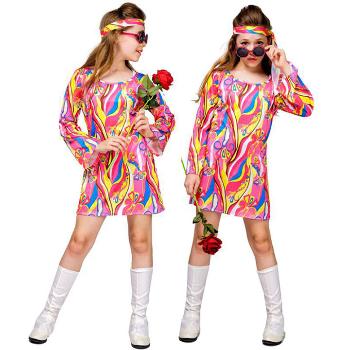 Girls 2024 disco outfit