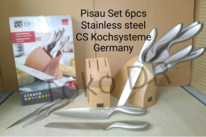Pisau Set Stainless Steel 6pcs Strato - Exclusive / Carl Schmidt Sohn (Jerman) / Stainless Steel