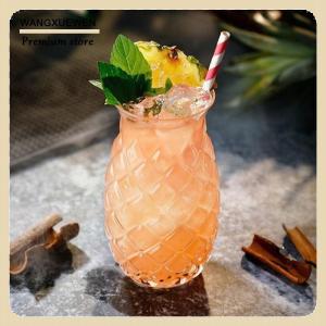 [COD] 480Ml Pineapple Shaped Cocktail es Creative Drinking Cup Transparent Water Red Wine Cup For Home Bar Party