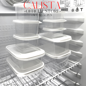 TOPLES PLASTIK SET CALISTA OTARU PREMIUM SET ISI 8PCS FOOD PREP CONTAINER KULKAS SET TEMPAT WADAH PENYIMPANAN MAKANAN SET TOPLES KUE KERING LEBARAN SET