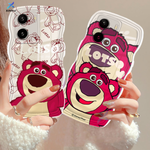 (Lokal Ready) Xinyu Casing hp Vivo Y17S Y27 Y36 Y16 Y15s Y15A Y12S Y12A Y02 Y02S Y22 Y22s Y35 Y21T Y21A Y21S Y33S Y12 Y12i Vivo V25e V27e Y15 Y17 Y11 Y20S Y91C Y19 Y30 Y50 Y53s S1 Pro Clear Wavy Edge Cute Cartoon Lotso Case TPU Phone Case Coverase