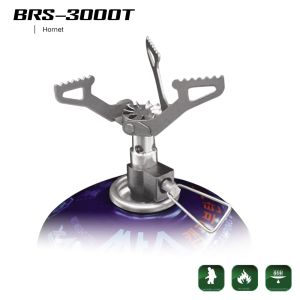 Bếp cá nhân siêu nhẹ dã ngoại leo núi Titanium- BRS-3000T