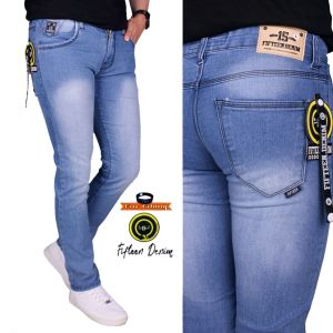 FIFTEEN - Celana Jeans Slim Fit Pria New Fifteen denim Celana Pria Jeans Celana Jeans Pria Melar