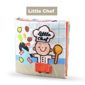 Kidshouse Soft Book for Toddler Children - Colorful and Interactive Learning Toy Potty Time Training Bath Time Cook with Chef Early Development Learning Toys Baby Infant Toddlers Kids ET100