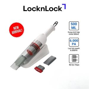 Thanh lý máy hút bụi cầm tay không dây LocknLock ENV136WHT 75W Hàng chính hãng bộ lọc HEPA