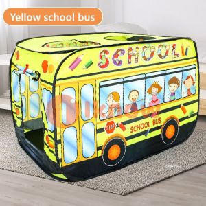 Car theme Play Tent Folding Playhouse Tent Indoor Outdoor Game Rooms Toy for Infants Boys and Girls，115cm*75cm*70cm（Does not contain ocean balls）