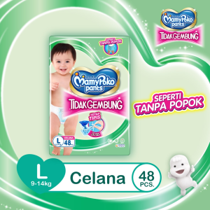 MamyPoko Pants X-tra Kering Slim Tidak Gembung L48