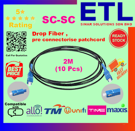 Pre Connectorized Drop Fiber Patch Cord | Lazada