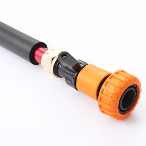 ฝักบัว ที่รดน้ำ ปืนฉีดน้ำ หัวฉีด หัวบัว รดน้ำ 1000รู ยาว ก้านอลูมิเนียม ยาว 60 ซม. มีวาวล์เปิดปิด ต่อกับสายยาง 4หุน 5หุน 6หุน น้ำนุ่มกว่า