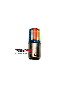 Lampu motor Stop belakang Stop rem 6mata Running  warna warni DC Universal