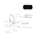 Kohler Bathroom Toilet Bowl Intelligent Water Closet  Eir. 