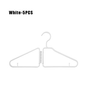 5PCS Foldable Hangers Portable Clothes Drying Rack Plastic Hanger Collapsible Clothes Drying Rack