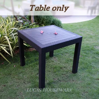 6 SEATERS 30X48 DINNING TABLE/RATTAN 24X38 RECTANGLE/32X32 SQUARE SUNRISE OUTDOOR INDOOR HOME TABLE FURNITURE (TABLE ONLY)