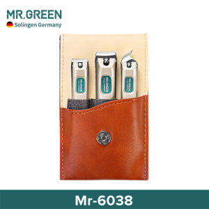 Mr.Green Stainless Steel Nail Clipper Set Rust-free Manicure Pedicure Set Nail Clippers Set Grooming Kit with Travel Case Gift Box