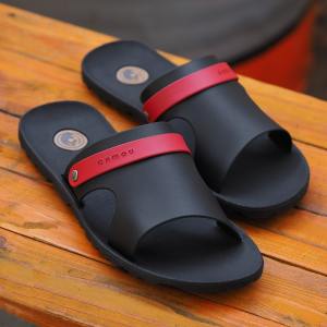 Sandal Pria Camou Cowok Dewasa Kekinian Asli Distro Sendal Jepit Full Karet Original DOMINIC Grey Anti Licin