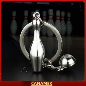 Miễn phí vận chuyển✨ Móc chìa khóa xe hơi mặt treo quả bóng bowling hợp kim sáng tạo móc khóa trang trí Túi Ví