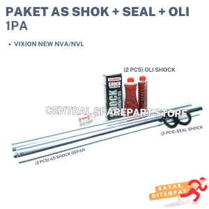 BONUS SEAL TUTUP ABU + PAKET AS SHOCK DEPAN VIXION NEW NVA/NVL 1PA + 2 PCS SEAL SHOCK + 2 PCS OLI SHOCK / SIL SOK DEPAN HONDA FORK TUBE / TUTUP DEBU / SOCK DEPAN VARIO / PER SHOCKBREAKER