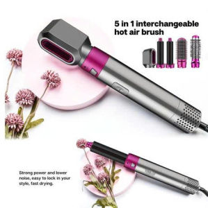 MÁY LÀM TÓC Đa Năng 5 In 1 Sấy Tóc Uốn Duỗi Làm Xoăn Tự Động Không Hư Hại Tóc 3 Mức Nnhiệt