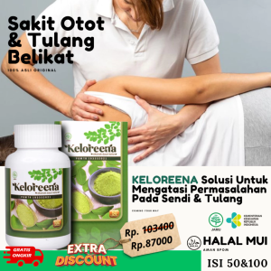 Obat Herbal Nyeri Otot Bahu Nyeri Tulang Walikat Sakit Bokong Keloreena Ekstrak Daun Kelor