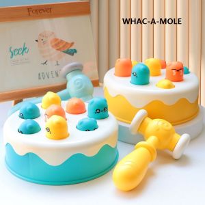 Childrens Cake Whack-a-Mole Game Toys Infant Toddler Development Puzzle Early Learning Education Baby Kid Toys
