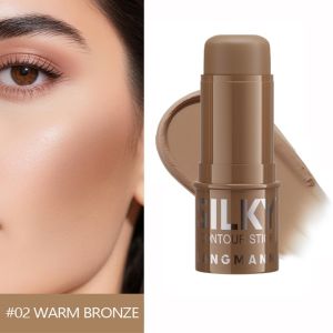 MARBLEX Lớp nền lì tự nhiên Thỏi phấn tạo khối làm sáng da Đa chức năng 3 màu Thỏi tạo khối Ứng dụng mượt mà Thỏi kem làm đẹp da Dành cho trang điểm