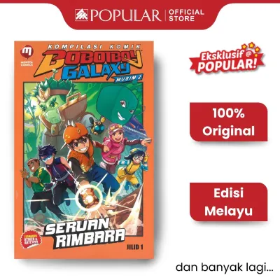 [Komik Eksklusif] BoBoiBoy Galaxy Season 2 Jilid 1-6 Kompilasi Berwarna Animonsta Popular Eksklusif Full Colour ComicMild and effective