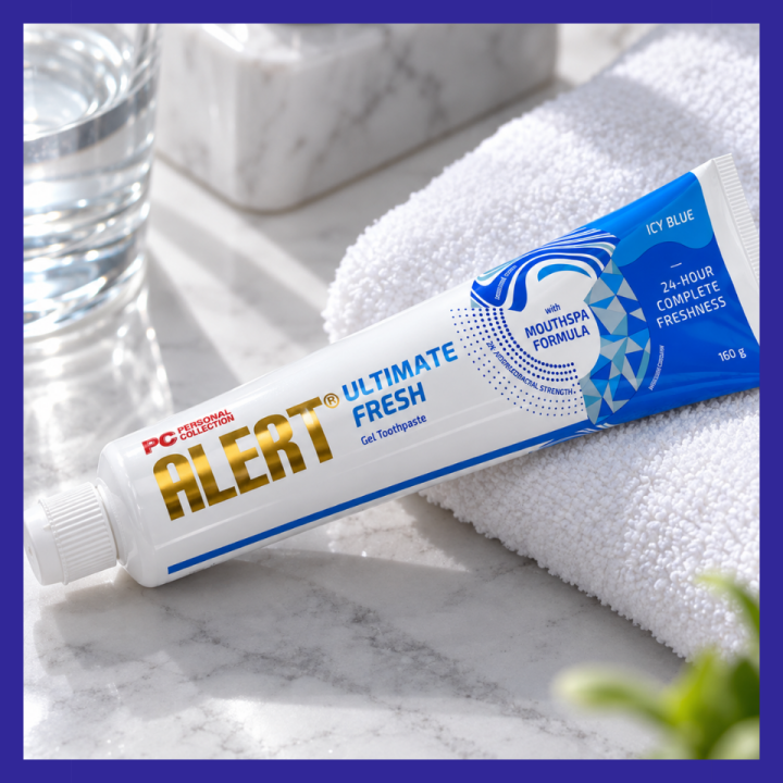 Alert Ultimate Fresh Toothpaste Icy Blue 160 g by Personal Collection ...