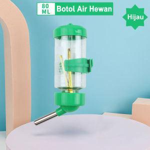 Botol Air Hamster Kecil Portable Tempat Minum Kelinci Pengumpan 60/80 ML Gantung Botol Minum Hewan