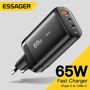 Essager Bộ Sạc Nhanh 65W Bộ Sạc Điện Thoại USB Type C QC3.0 PD3.0 Sạc Nhanh Cho iPhone Huawei Samsung Xiaomi Sạc Siêu Nhanh Bộ Sạc Gallium Nitride 2C+A - Lazada