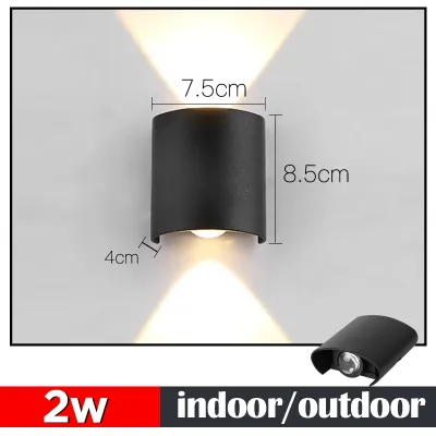 CANMEIJIA LED Wall Light 2W/4W/6W/8W Wall Lamp Modern Nordic Porch Lights IP65 Waterproof For Living Room Bedroom Corridor Stairs Indoor Outdoor Home Decoration Lamp 5 Year Warranty