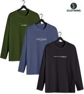 paket hemat 2 pcs-3 pcs-4 pcs kaos lengan panjang model oblong motif simpel