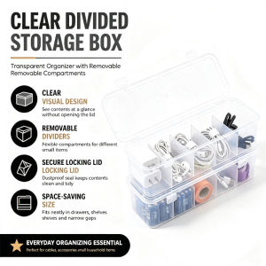【BUY 2 GET 1 FREE】Multifunction Storage Box for Charger Data Cable Medicine Cosmetic Jewelry