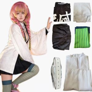 Halloween Anime Cosplay Costume  Costume Kimono Uniform Kanroji Mitsuri Wig Halloween Clothes