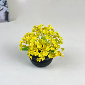 Tanaman Artificial Mini Hiasan Bunga Plastik Ornamen Dekorasi Rumah Cafe Indoor Outdoor PBP220