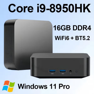 【Local SG Stock】Brand New i9 Mini PC - 16GB 2TB SSD Windows 11 Pro + Office Ready 4K WiFi 6 3 Year Warranty