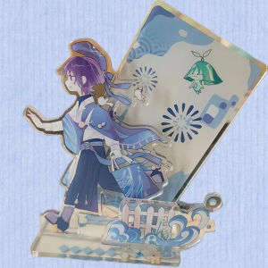Scaramouche Acrylic Stand 1 Piece Kawaii Anime Game Tabletop Ornament Clear Figure Standee With Base Birthday Holiday Gift Ideas For Friends Teens