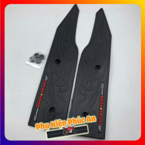Thảm lót sàn xe AB Airblade 125 150 năm 2020 2021 nửa đầu 2022 gác để chân trước air blade cao su carbon inox