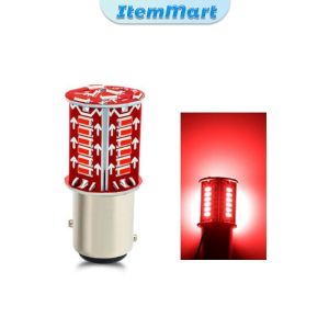 ItemMart 1Pc LED Brake Light Bulb Universal for Motorcycle Tail Lights Flasher Moto Accessories