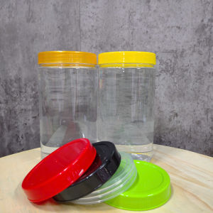 [Combo 12 Hũ] Hũ Nhựa PET 950ml Cổ Rộng 86mm – Kèm Nắp Nhôm Hoặc Nắp Nhựa | Hũ Trong Suốt Cứng Cáp Đựng Thực Phẩm An Toàn