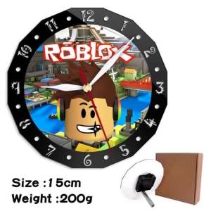 Virtual World Modern Animation Creative Table Clock Wall Clock Simple Clock Decoration Birthday Gift for Boys and Girls