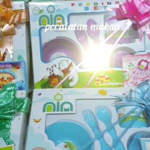 Pavita91 Hampers Kado Perlengkapan Makan Hampers Peralatan Makan 5 in 1 Bayi dan Balita