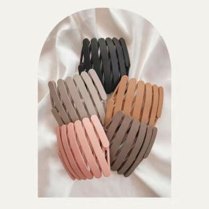 Korean retractable folding portable face wash lazy all-match press hair headdress headband 韩式可伸缩折叠发箍便携式洗脸懒人百搭压发头饰头箍