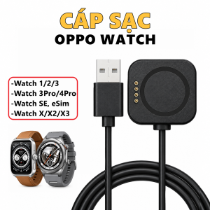 Cáp sạc cho OPPO Watch 2/3/4/Pro/SE Watch X/X2/X3 - Phù hợp với đồng hồ thông minh Oppo 42/46mm
