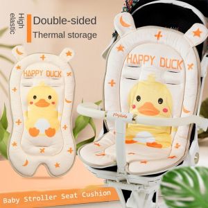 SI958 Kids High Chair Trolley Baby Seat Cushion Animal Seat Liner Pram Cushion Duck Car Seat Pushchair Car Mat Trolley Mattress Baby Stroller Cushion Stroller Accessories