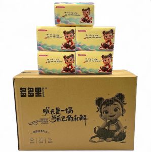 ยกลัง 20ห่อ DUO การ์ตูนนาจา กระดาษทิชชู่ หนา 4ชั้น 480 แผ่น GB/T 20808 หนานุ่ม พกพาสะดวก พร้อมส่งจากไทย