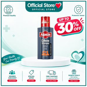 ALPECIN Caffeine Hair Energizer Shampoo C1 (Helps to Reduce Hair Loss & Preserve Hair Growth) 250ml