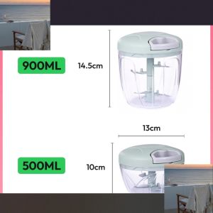 Vegetable Chopper Mini Blender Garlic Cutter Manual Food Processor Meat Grinder Hand Ginger Crushed Shredder