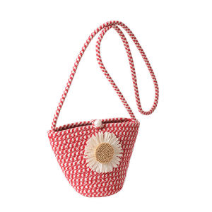 BAO144 Tas Tote Bag Bahu Wanita Rajut Aesthetic Import Fashion Korea Terbaru - Tas Shoulder Bag Wanita Kekinian