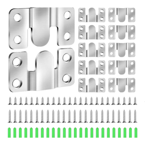 Stainless Wall Hooks With Expansion Tubes Perfect For Gallery Style Hanging Stainless Steel Picture Frame Hangers